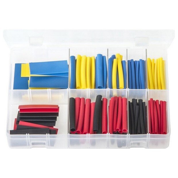 Assorted Box Heat Shrink Tubing – 50 mm Lengths – 172 Pieces