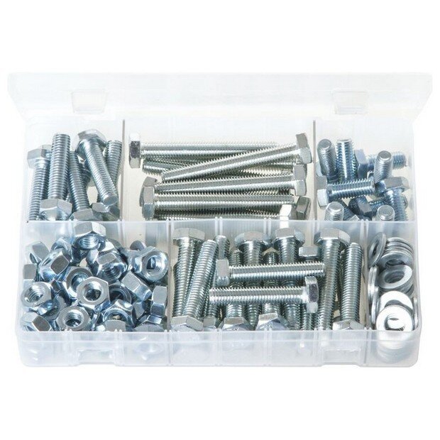 Assorted Box M8 Fasteners – 245 Pieces