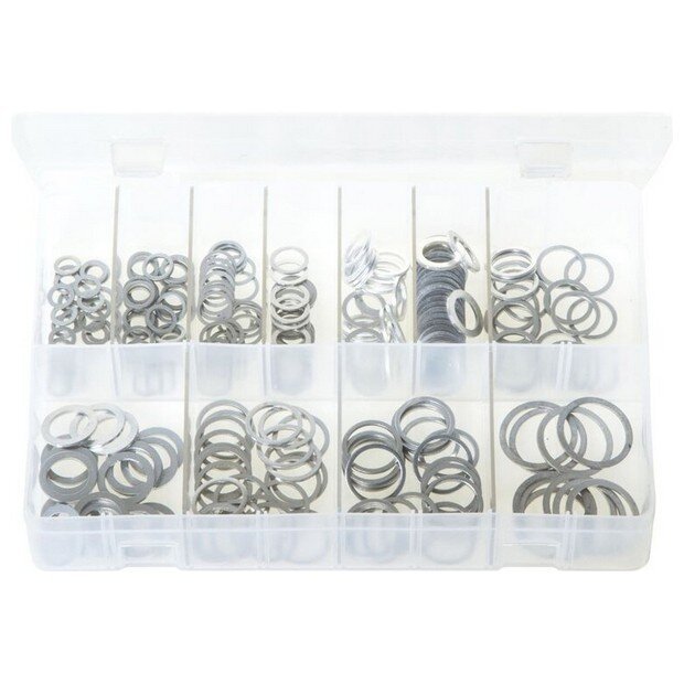 Assorted Box – Aluminium Washers – Metric – 260 Pieces