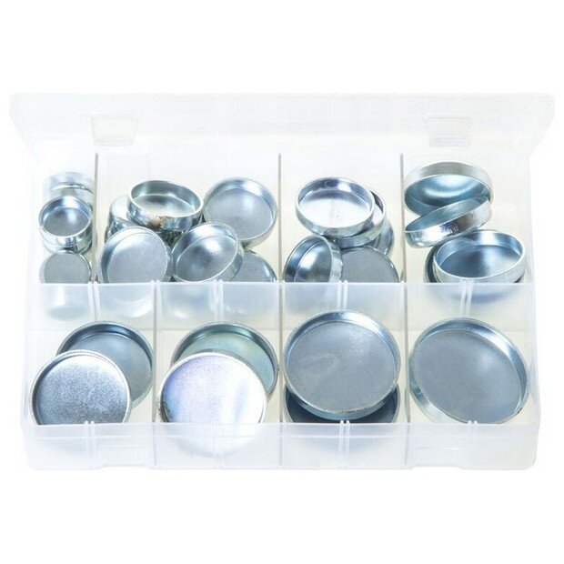 Assorted Box Core Plugs Cup Type – Metric – 60 Pieces