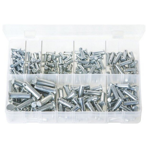 Assorted Box Clevis Pins – 200 Pieces