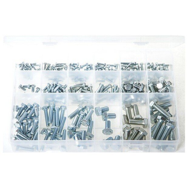 Assorted ‘Max Box’ Set Screws High Tensile – Metric (M4 – M12) – 290 Pieces