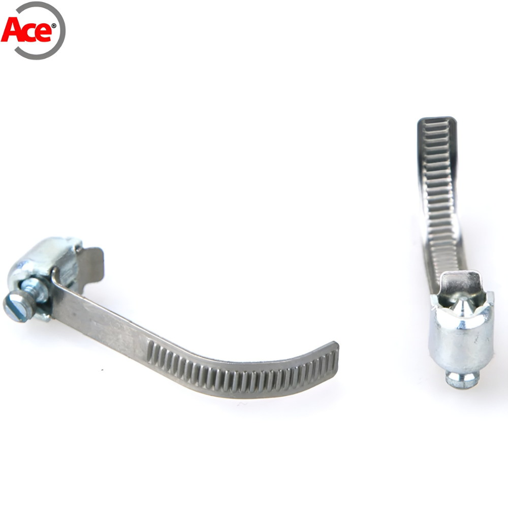 ACE Mini Pipe Clips 7–19mm – 10 Pack for Hoses & Tubing