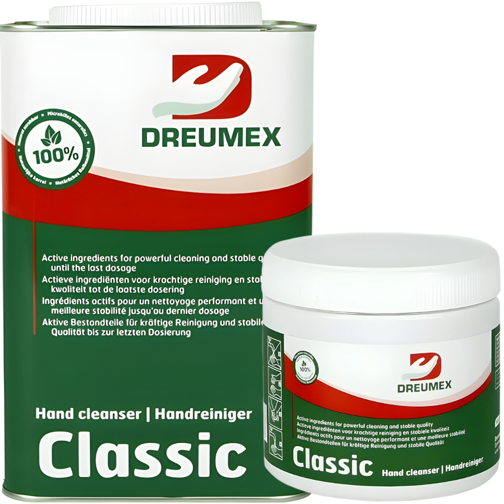 DREUMEX Classic Hand Cleaner – Red Beaded Gel 600ml / 4.5L