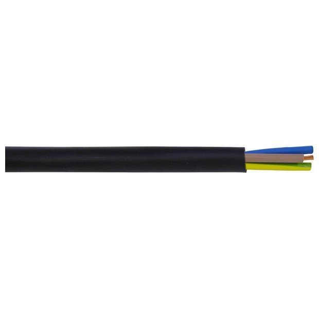 Heavy Duty ‘H07’ Mains Cable 3-Core – Tough Rubber Sheath (TRS) – 50m