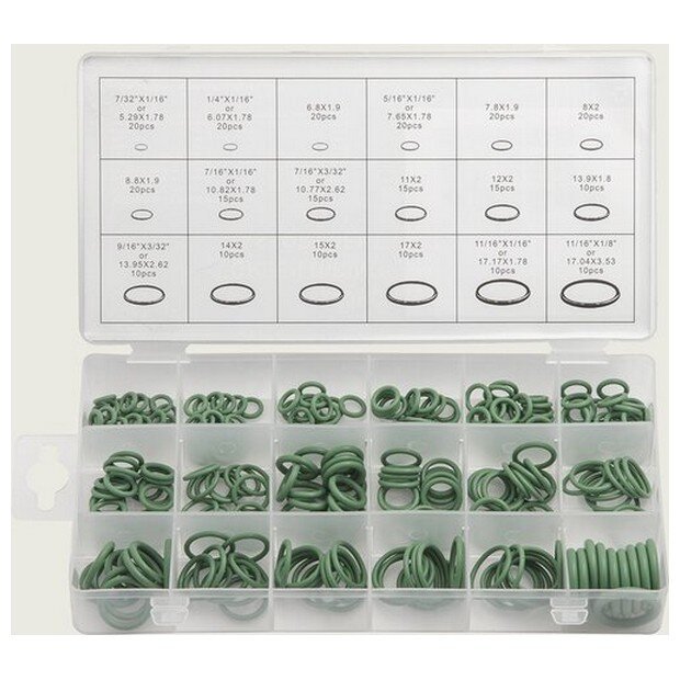 Assorted Box Air Conditioning O-Rings Kit – 270 Pieces