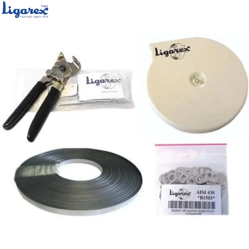 Ligarex Strapping Kit – 25m Strapping Band with Dispenser & Pliers