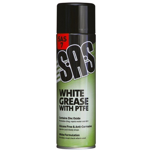 S.A.S White Spray Grease With PTFE – 500ml
