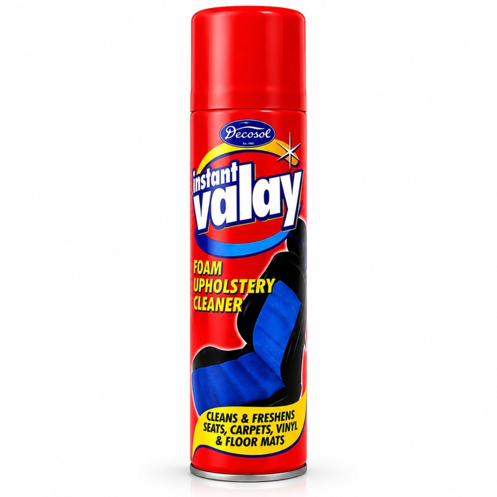DECOSOL Instant Valay Foam Upholstery Cleaner 500ml – 12 Pack