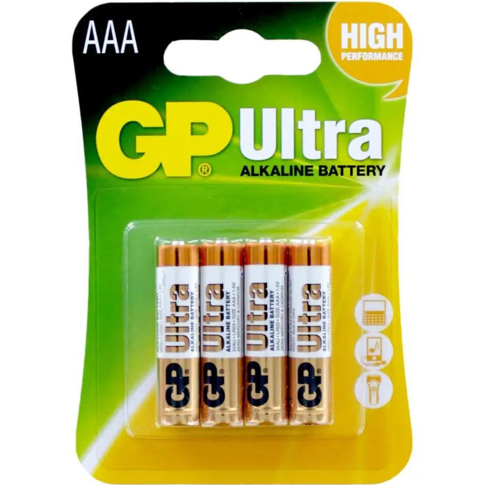 GP ‘Ultra’ Alkaline Batteries AAA