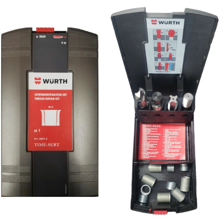 Würth TIME SERT® Kit M10 x 1.25 – Thread Repair (14 Piece)