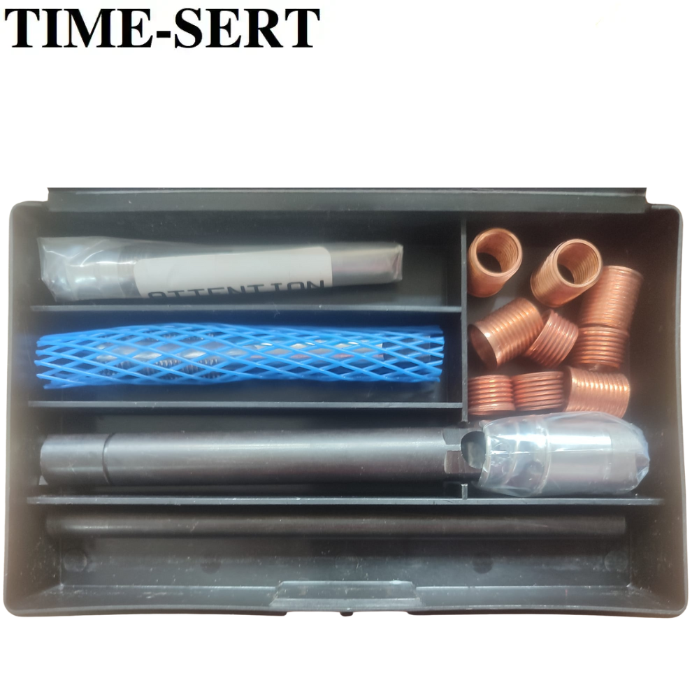 TIME-SERT® Kit M12 x 1.25 – 15-Piece Spark Plug Thread Repair Kit for Durable Repairs
