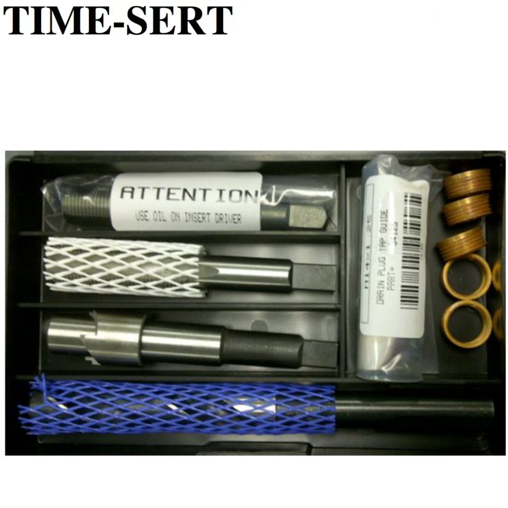 TIME-SERT® Kit M14 x 1.25 – 5-Piece Spark Plug Thread Repair Kit for Durable Repairs
