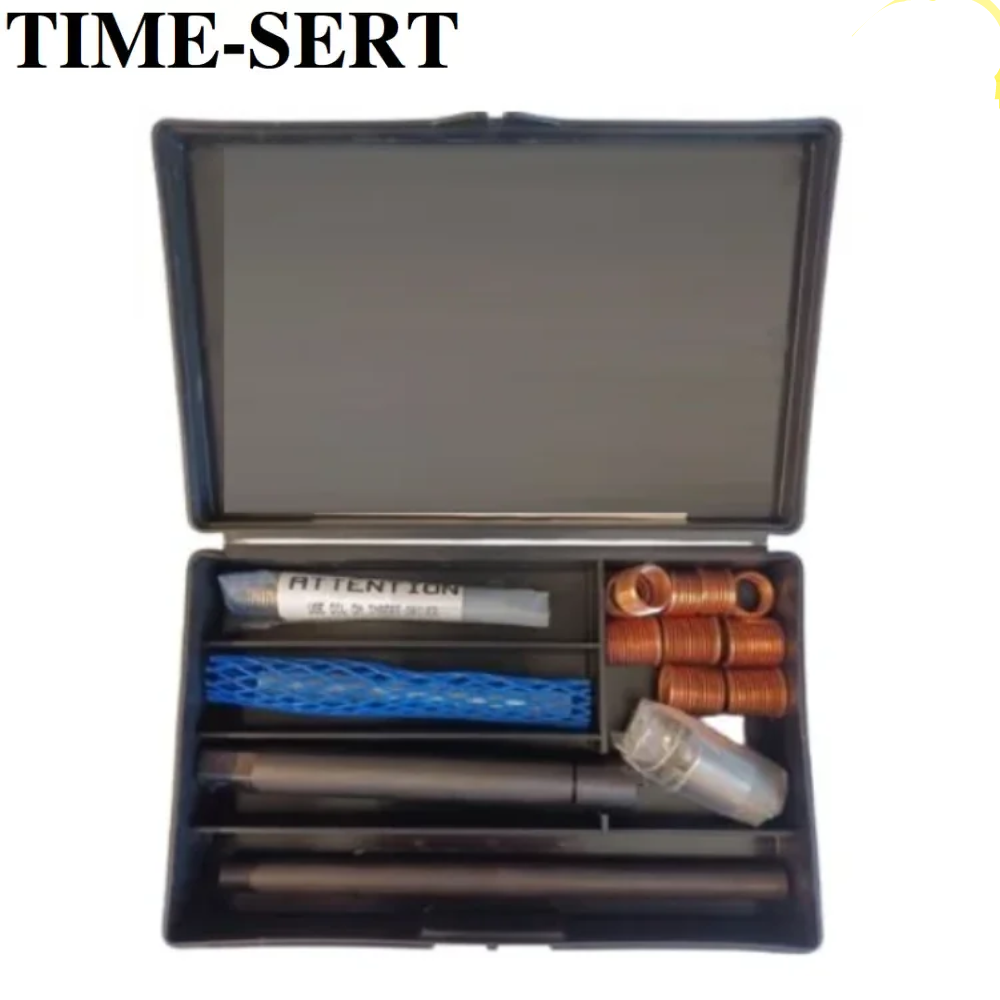 TIME-SERT® Kit M12 x 1.25 – 15-Piece Spark Plug Thread Repair Kit for Durable Repairs