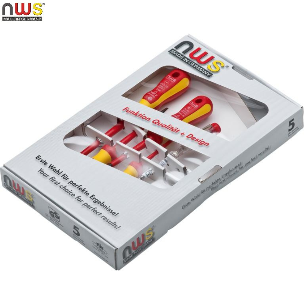 NWS VDE 7 Piece Screwdriver Set – Slotted & PH – 7 Piece