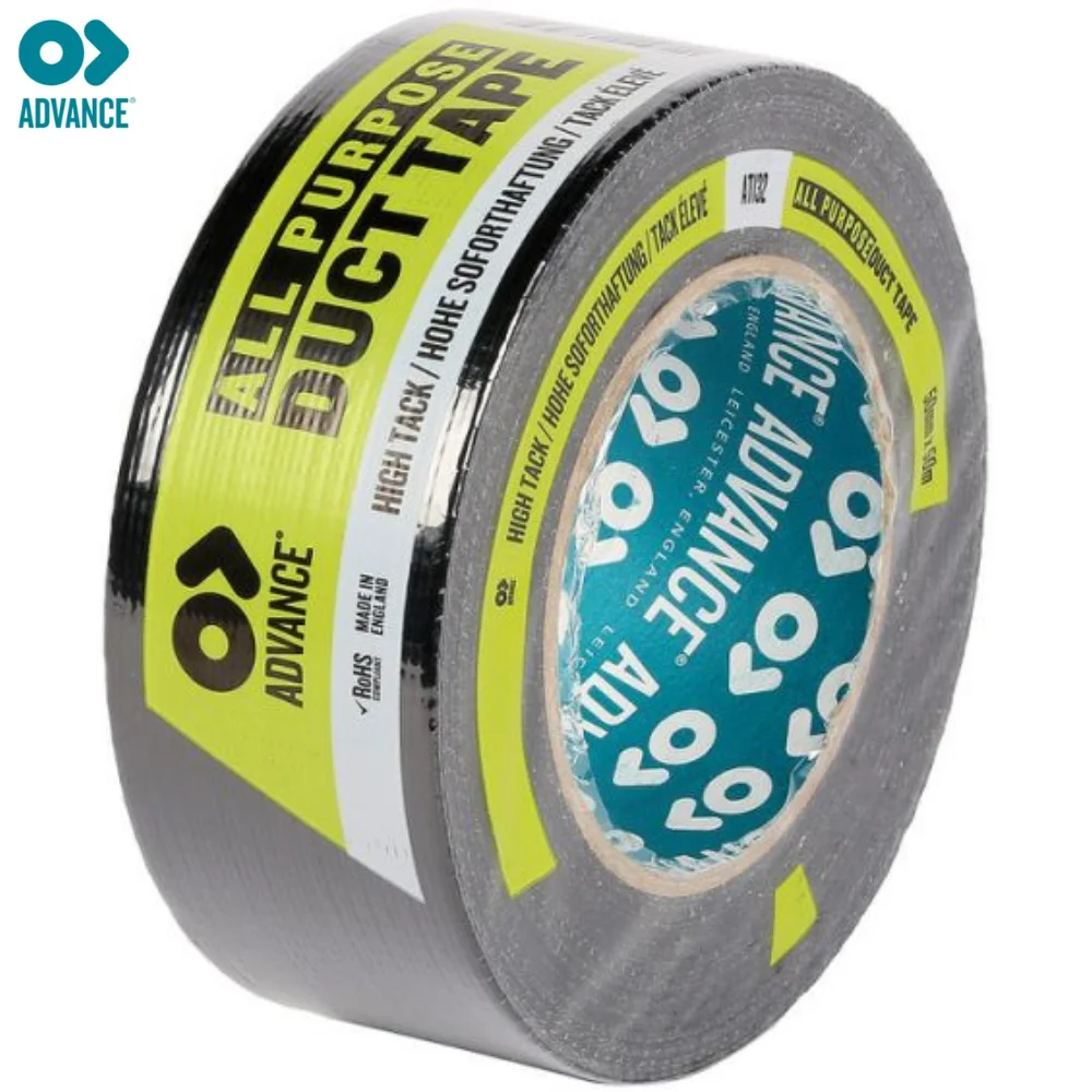 ADVANCE ‘AT132’ Duct Sealing Tape – Heavy Duty Gaffer – 2 Pack – Black