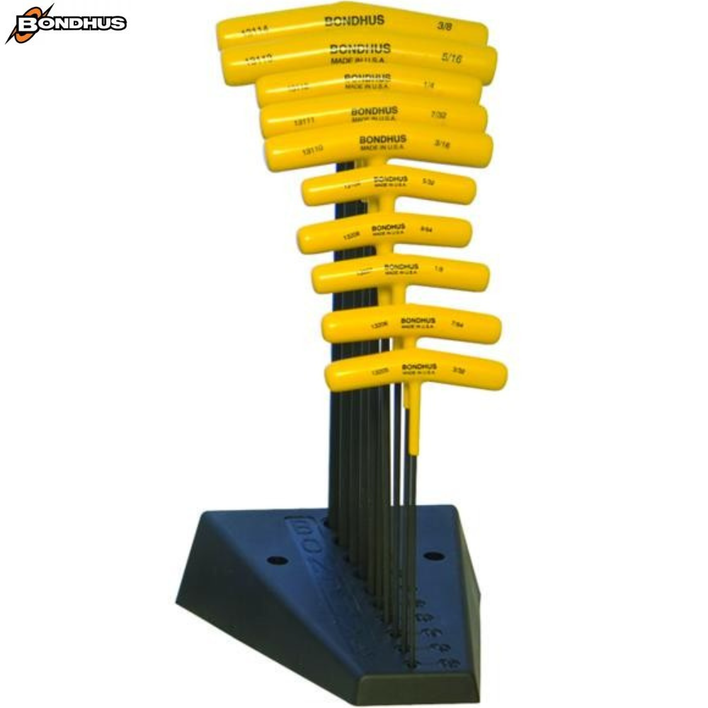 BONDHUS Balldriver T-Handle Set – Imperial – 10 Piece