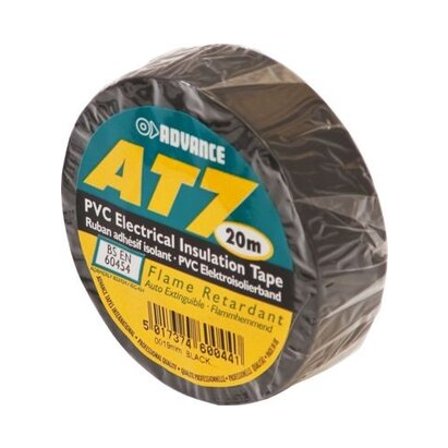 ADVANCE ‘AT7’ PVC Insulation Electrical Tape – 150 Micron – Black – 19mm x 33m