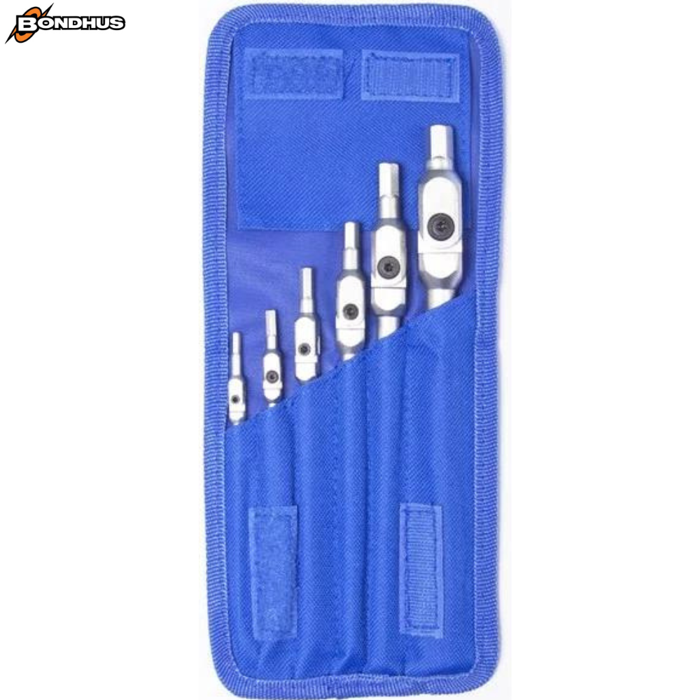 BONDHUS ‘HEX PRO’ Pivot Head Wrenches Set – Metric – 6 Piece
