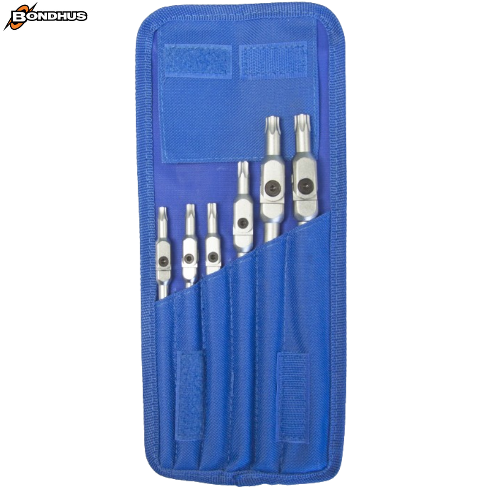BONDHUS ‘TORX PRO’ Pivot Head Wrenches Set – 6 Piece