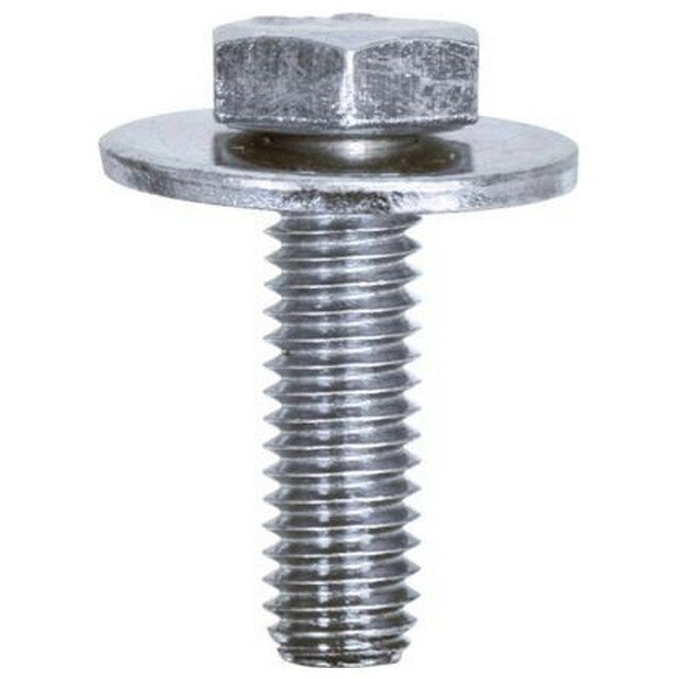 Hex Bolt Screws with Captive Washer M6 x 18mm – 50 Pack – FIX151