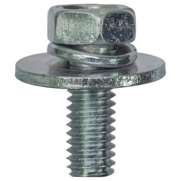 Hex Bolt Screws with Captive Washer M6 x 12mm – 20 Pack – FIX732