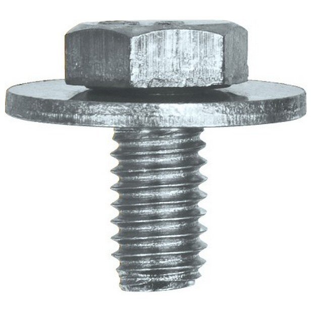Hex Bolt Screws with Captive Washer M6 x 10mm – 50 Pack – FIX152