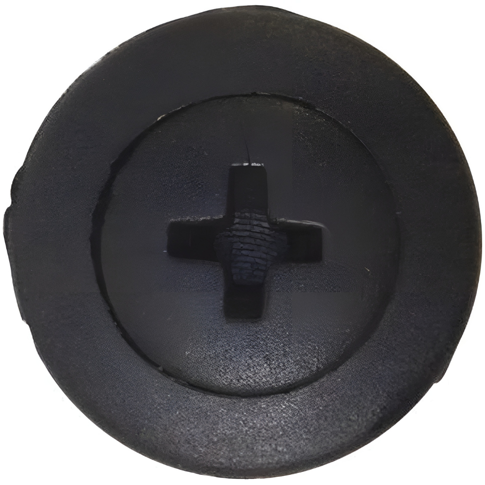 FIX522 Screw Type Rivets 15x13mm – Top view highlighting head design for easy installation and flush fit on automotive panels.