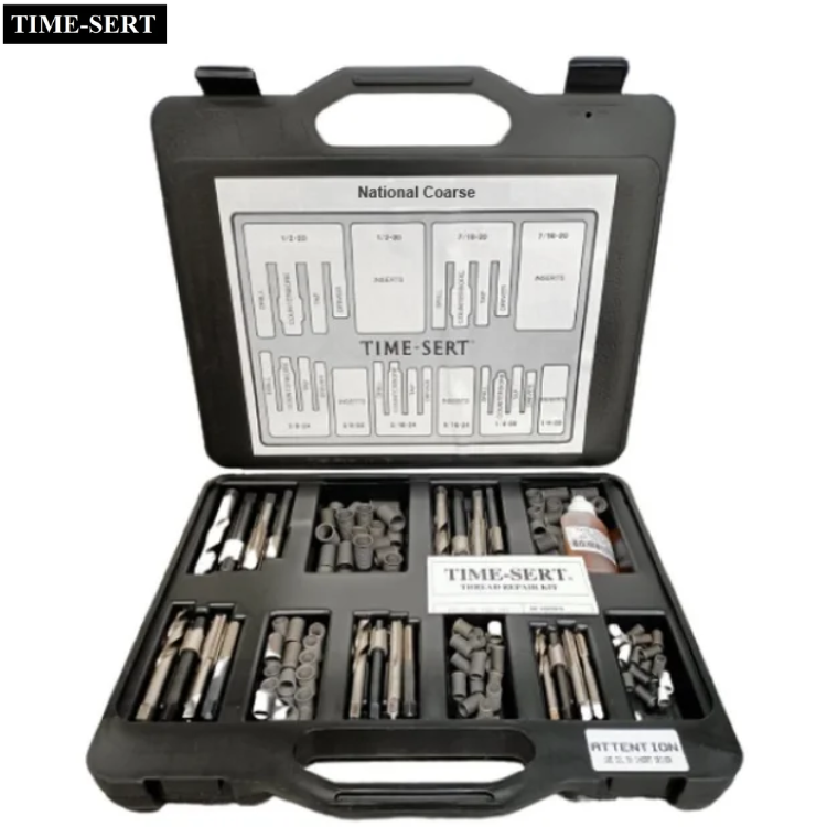 TIME-SERT® Kit Master UNC – Thread Repair | 1/4″ – 1/2″ (120 Pieces)