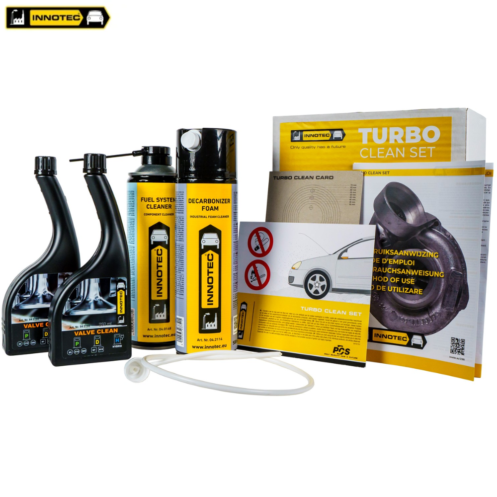 INNOTEC Turbo Clean Set: Comprehensive Turbocharger Cleaning Kit