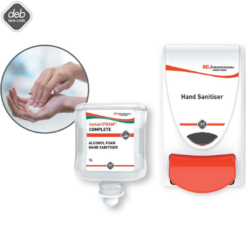 Deb ‘InstantFOAM’ Complete Foaming Hand Sanitiser – 1 Litre