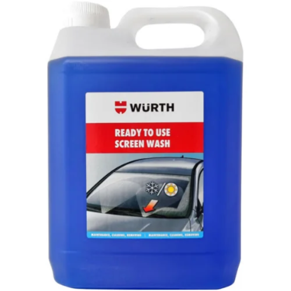 Würth High Performance Screen Wash, Ready-to-use -8°C – 5 Litre
