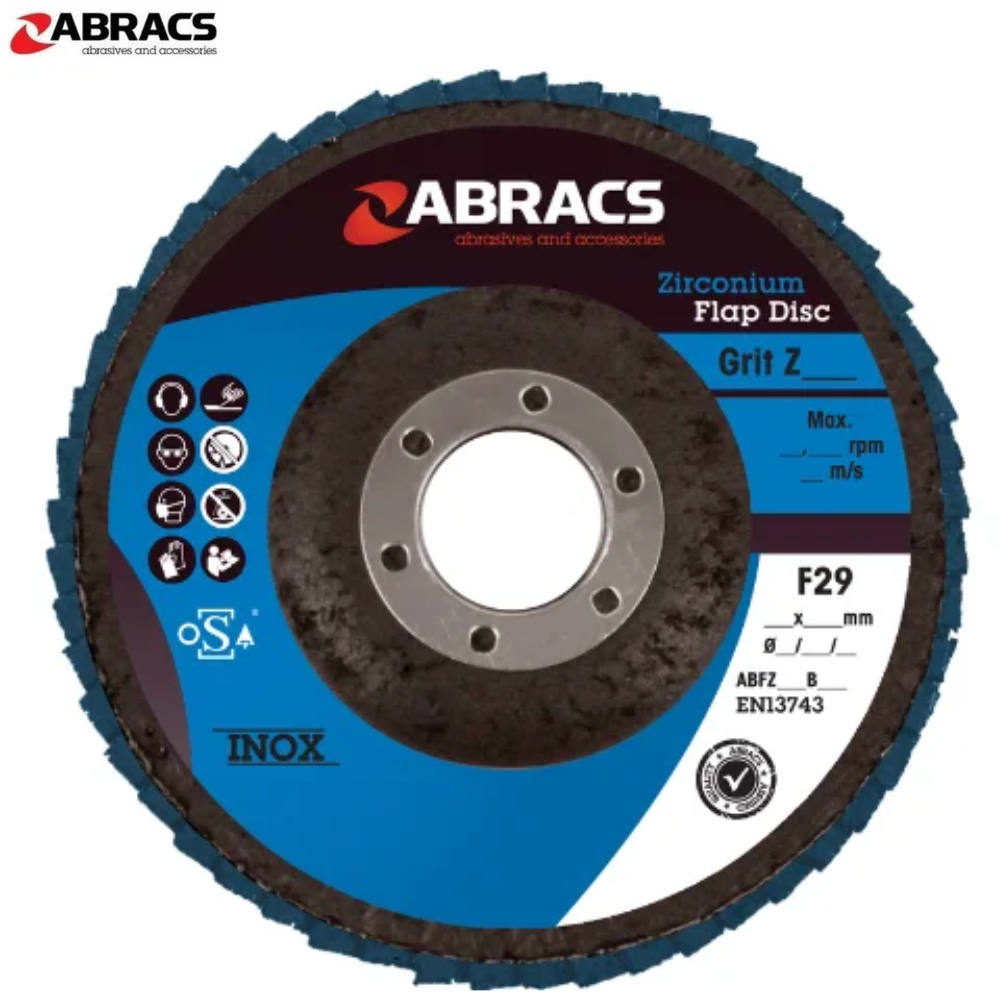 ABRACS Flap Discs Zirconium Pro – 125mm