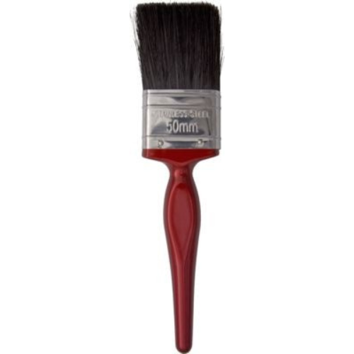 Assorted Pack of Large Paint Brushes – Plastic Handles – 3 Pack