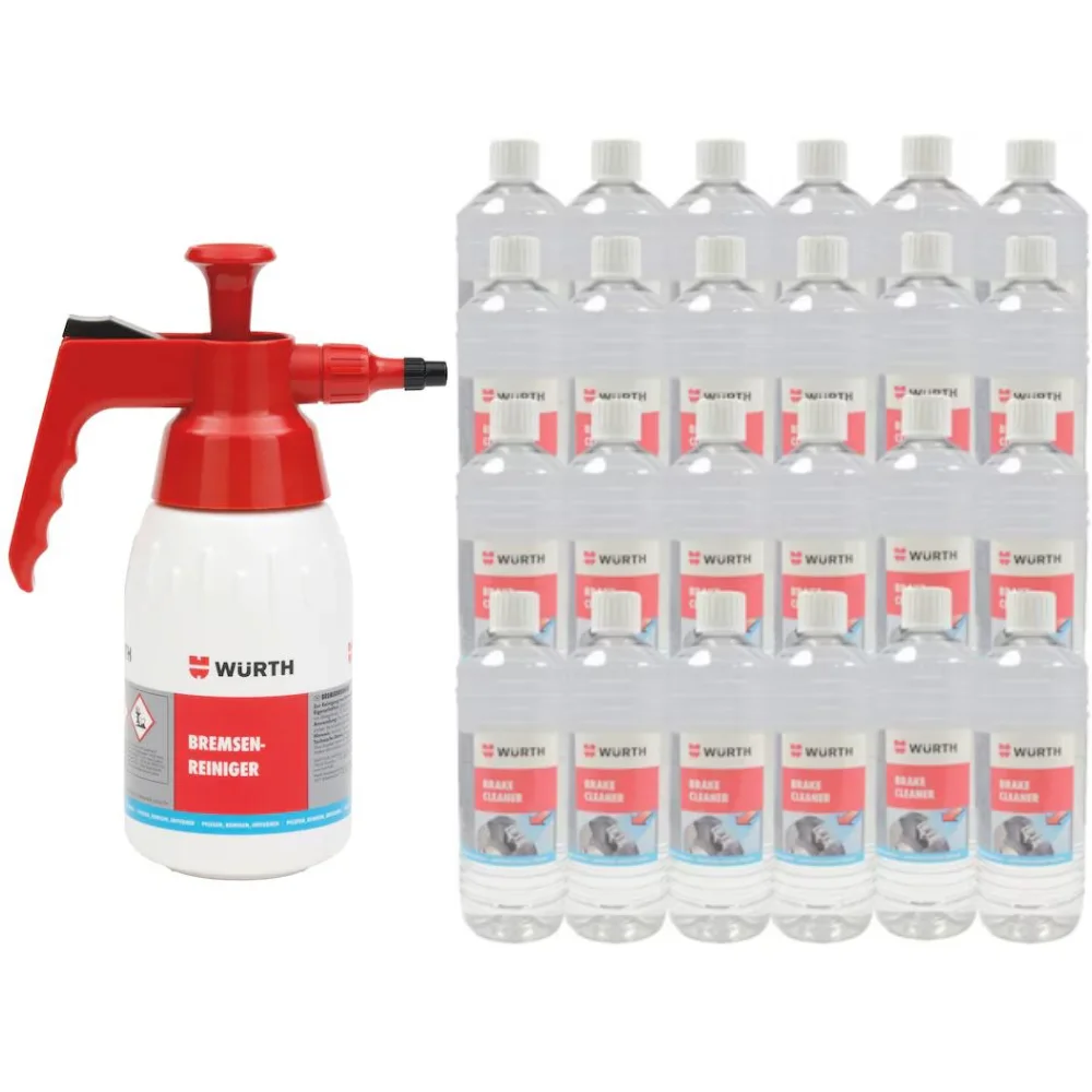 Würth Brake Cleaner Spray Pump Kit – 25-Pack for Superior Automotive Cleaning