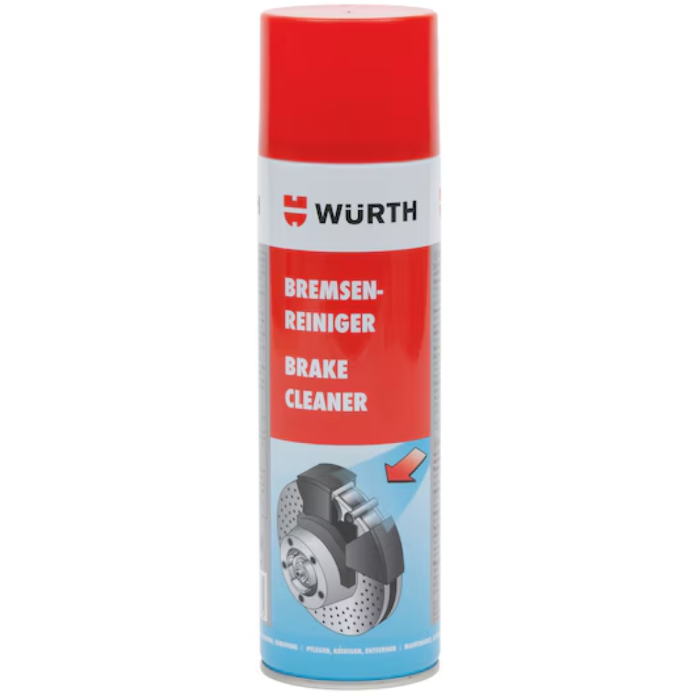 Würth Brake Cleaner Spray Aerosol – 500ml Fast-Acting Automotive Degreaser