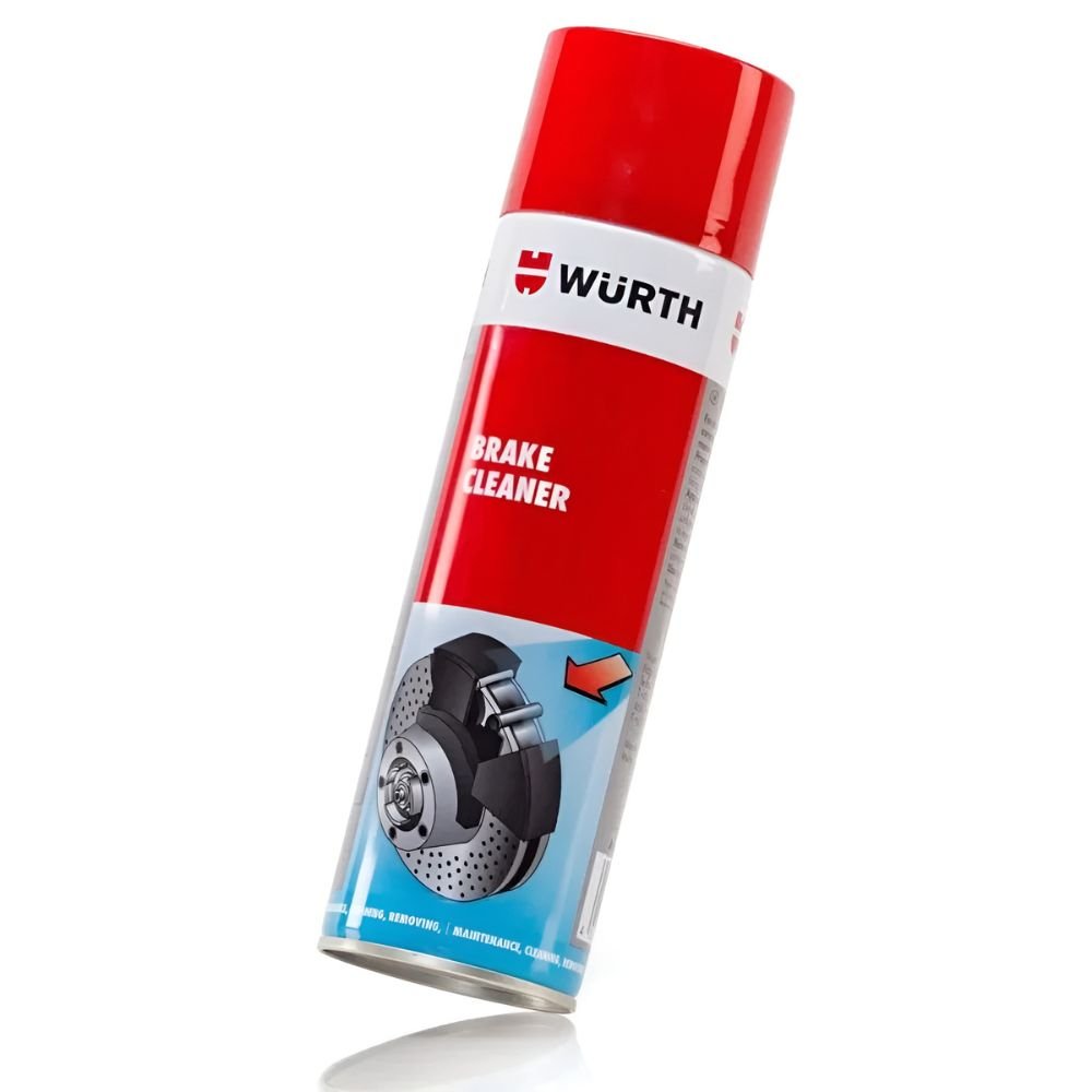 wurth brake cleaner aerosol spray residue free automotive degreaser can tilted