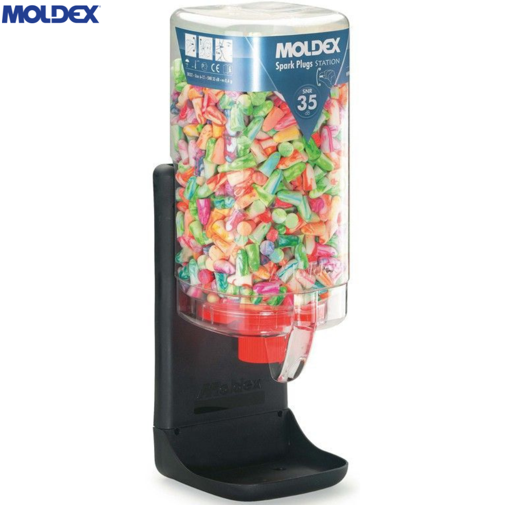 MOLDEX ‘Spark Plugs’ Disposable Earplugs Dispenser Stations with Earplugs