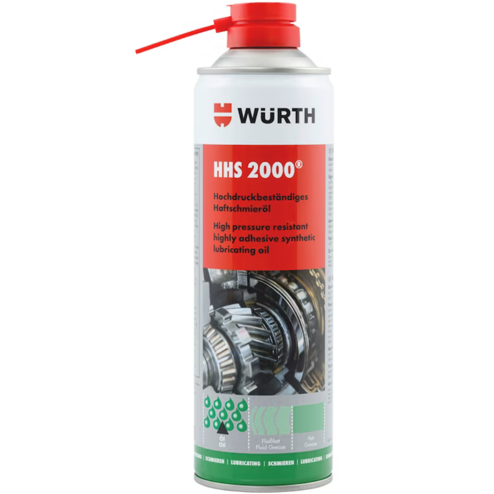 Würth HHS 2000 Highly Adhesive Synthetic Lubricating Oil – 500ml