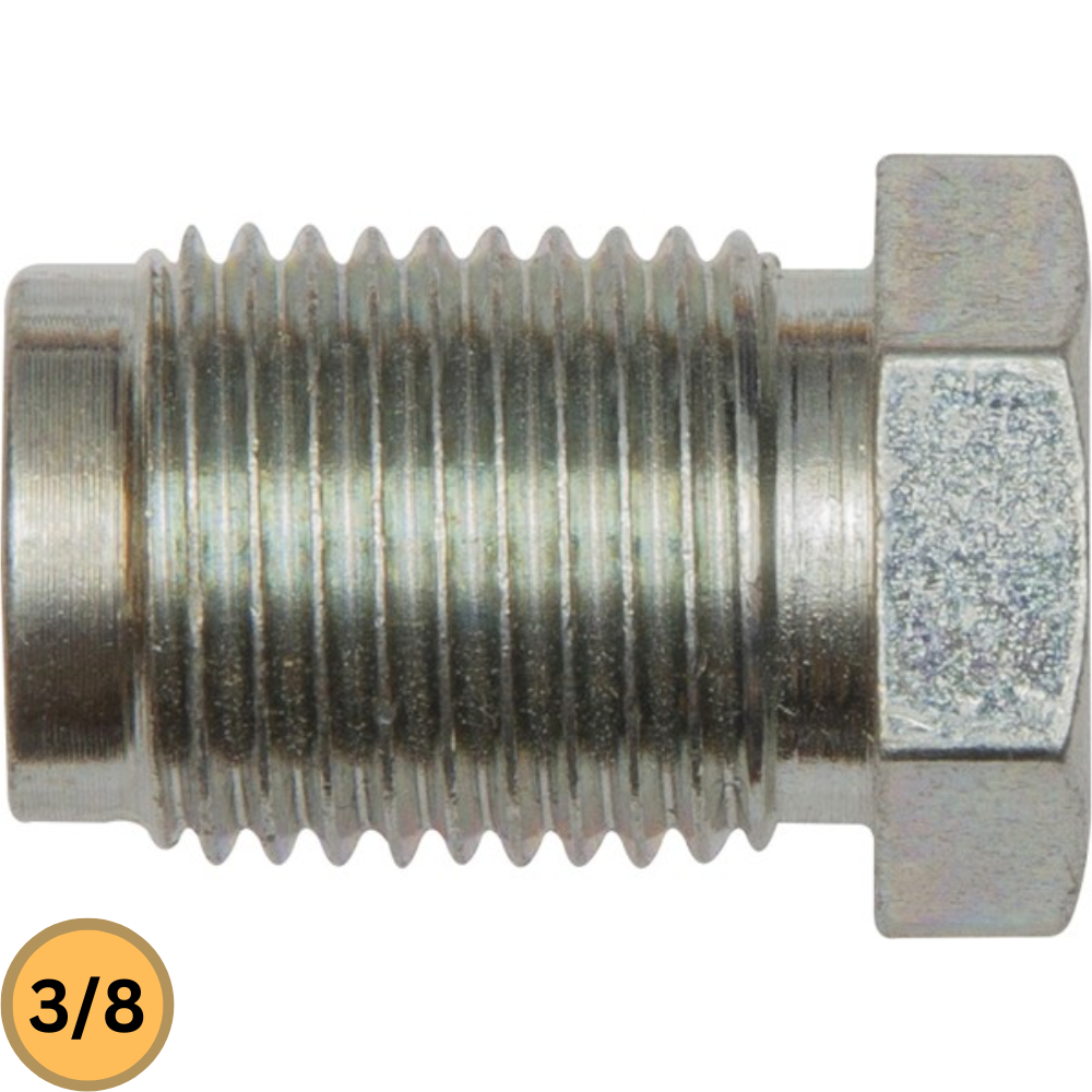Male Brake Nuts Metric M16 x 1.5mm x 26.5mm – Part Thread – 25 Pack