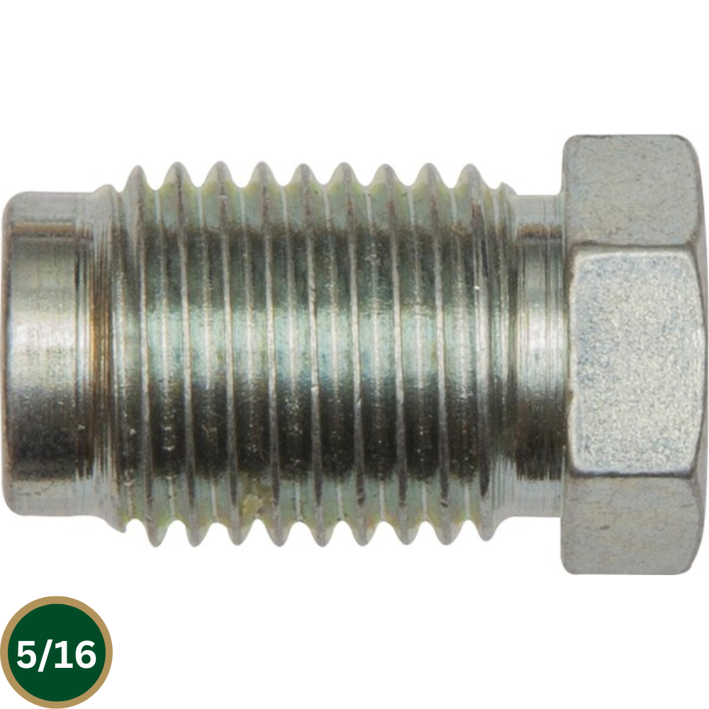 Male Brake Nuts Metric M14 x 1.5mm x 25.5mm – Single Flaring – 25 Pack