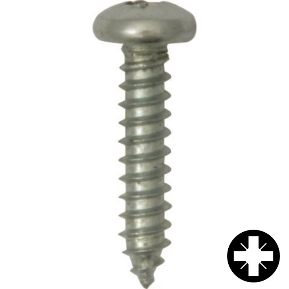 Self-Tapping Screws Flanged Pan – Pozi Zinc (Various Sizes) 200 Pack