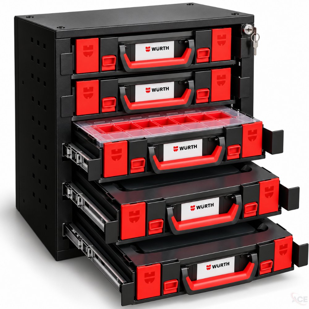 Würth Stacking Cabinet 4.4.1 – ORSY® System Complete Workshop Storage Set
