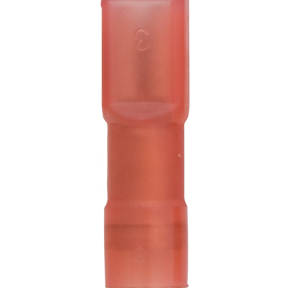 Red Insulated Terminals : Push-on Females, Fully Insulated 2.8mm | Pack of 100