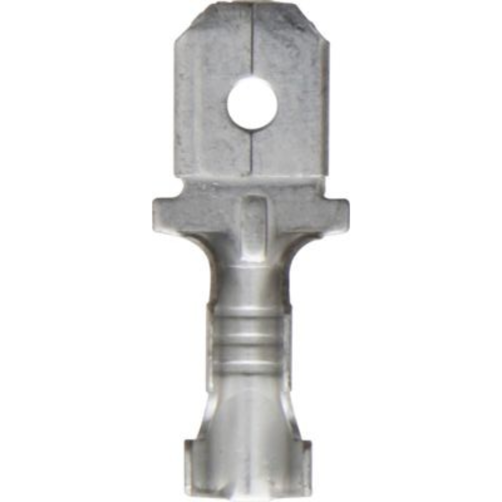Non-Insulated Terminals Push-on Males – 6.3 mm Zinc | Pack of 50