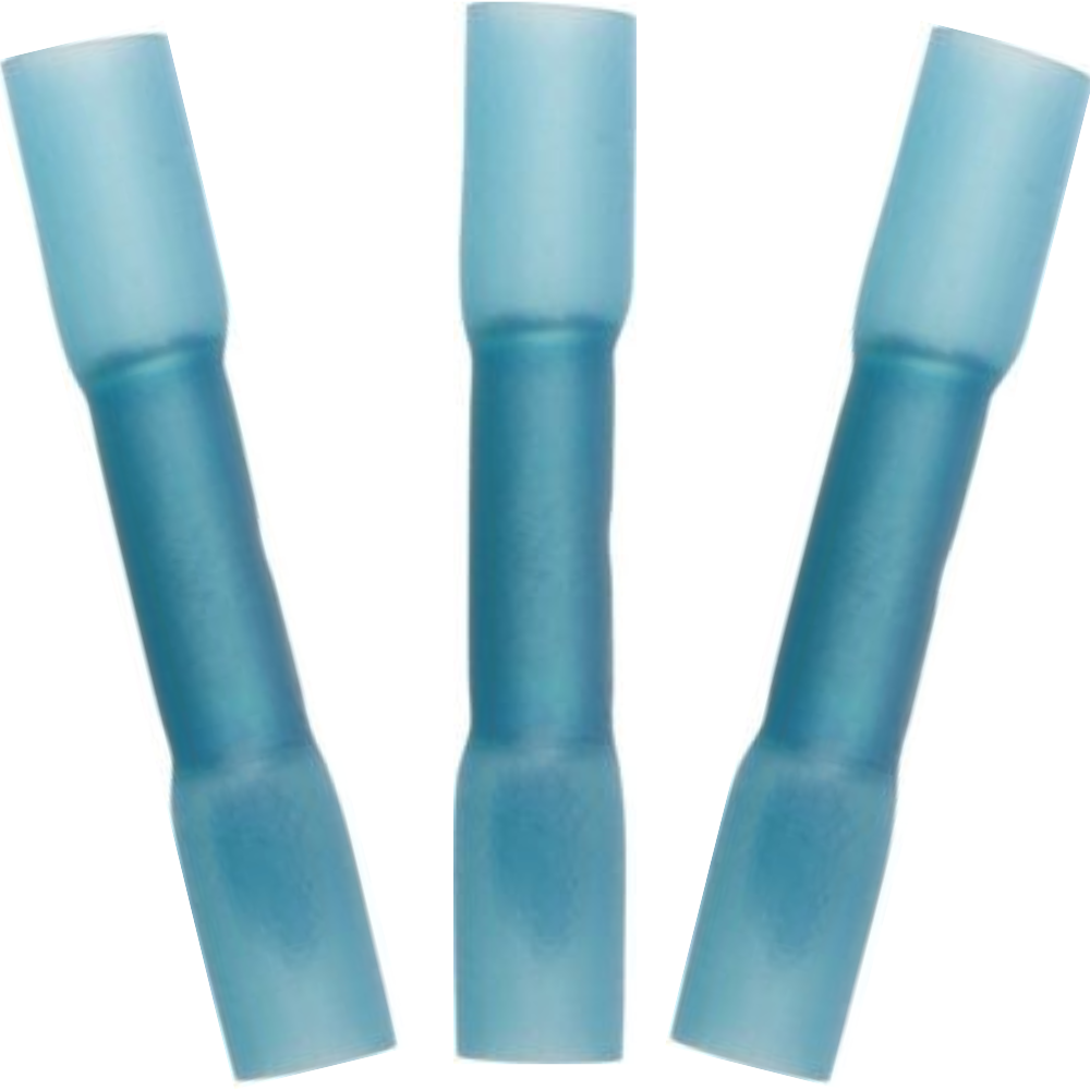 Blue Heat Shrink Butt Connectors: Adhesive Lined
