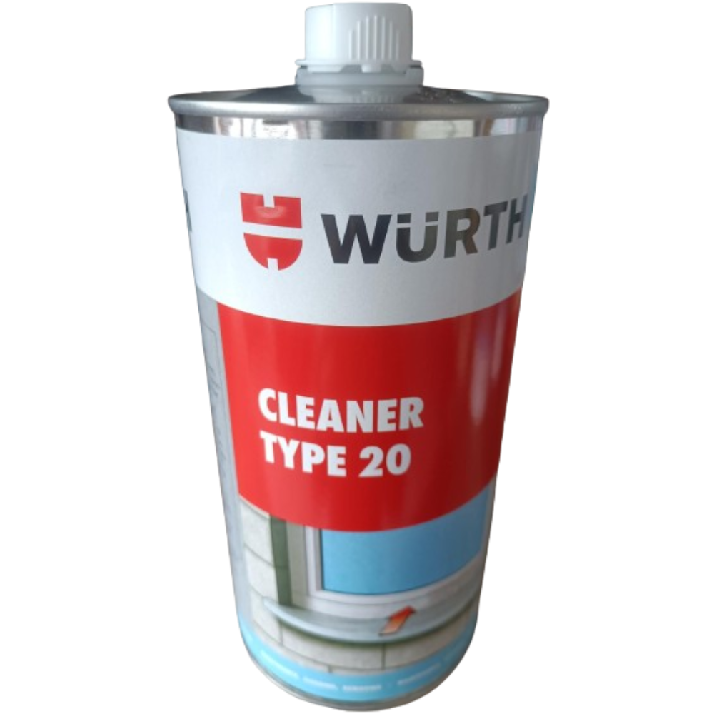 Würth Type 20 Plastic UPVC Anti Static Cleaner – 1 Litre