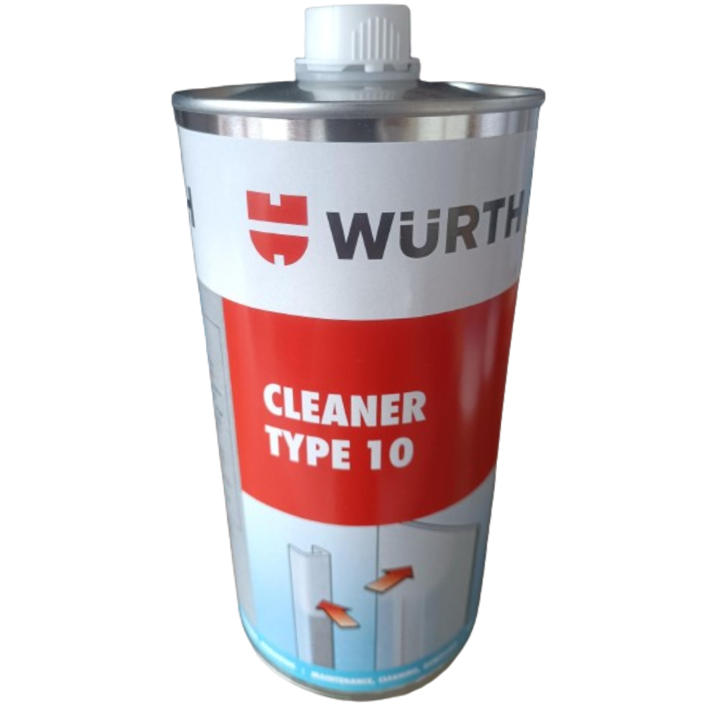 Würth Type 10 Plastic White PVC Cleaner – 1 Litre