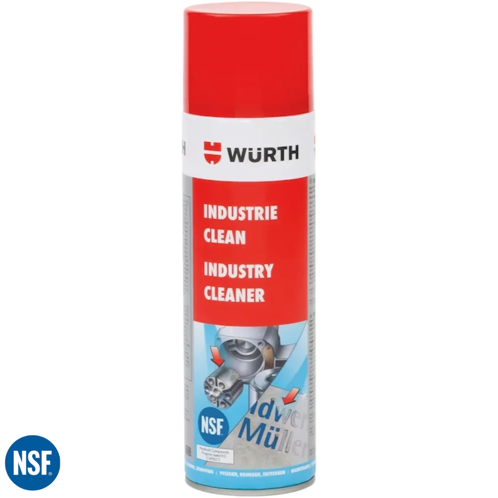 Würth Industry Cleaner Spray – 500 ml | Top Adhesive Remover for Industrial Use