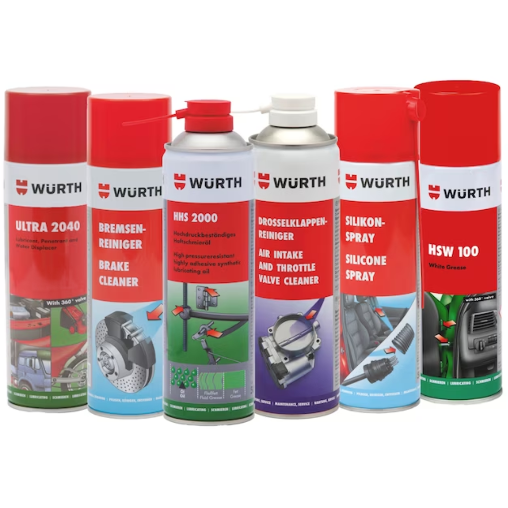 Würth Auto Starter Pack Spray Bundle